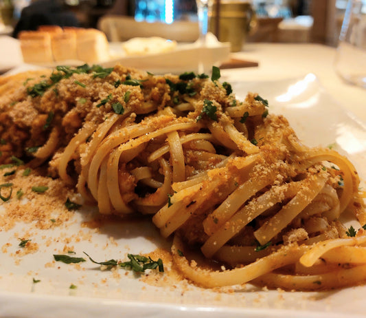 Linguine al Ragù di Polpo.