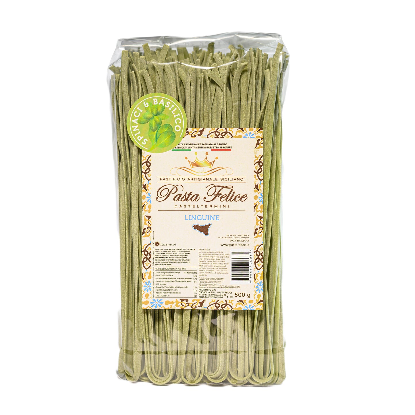 Linguine al Basilico & Spinaci